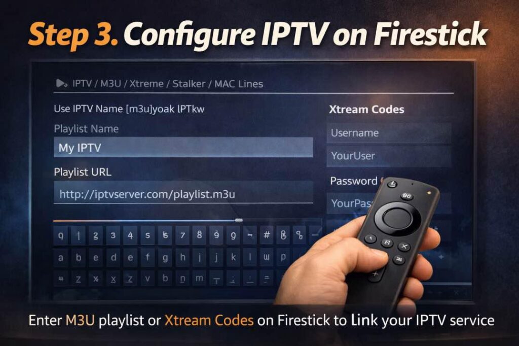 Configure iptv on firestick